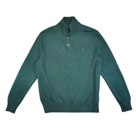 Polo Ralph Lauren Other - POLO Button Knit Green Sweater - Large